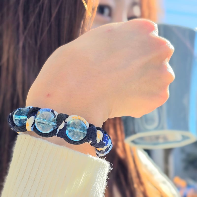 瀬織津】 ブルートパーズ 12㎜ ― 祓いのむすひ ― | あいのむすひ