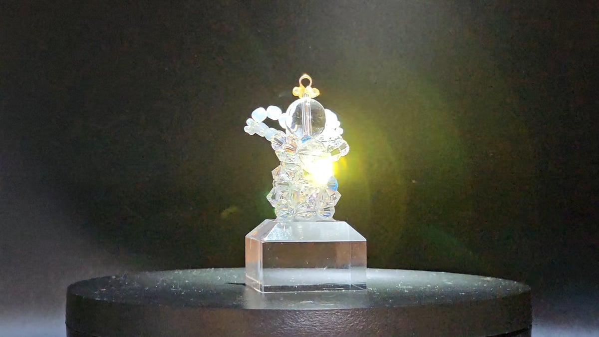 ★レムリアンシード 大型エンジェルシェイプ 置物①88.5g(珍品！ SA) カバラエンジェル 【ケテル】 スモーキーレムリアンシードクリスタル