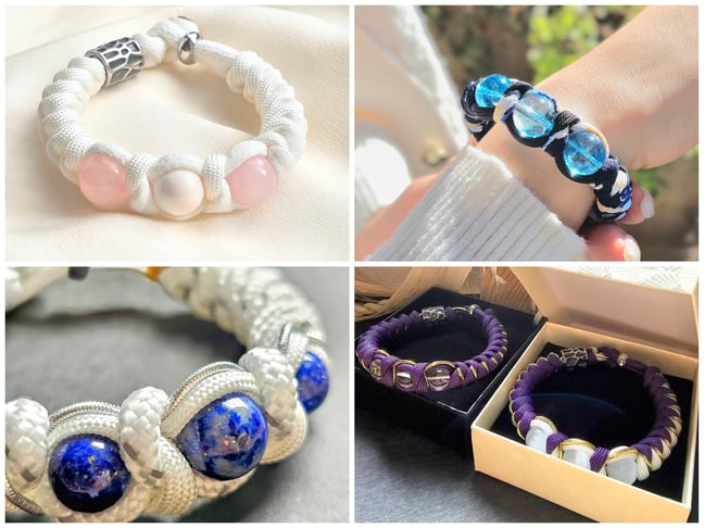 *flower.* 神の中の神霊石ブレス flower.* 神の中の神霊石ブレス 天然石のアクセサリー