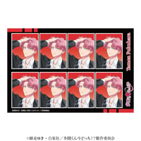 多聞くんはどっち?!  証明写真風ステッカー　福原多聞