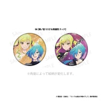ロックは淑女の嗜みでして　チェンジング缶バッジ　鈴ノ宮りりさ＆院瀬見 ティナ
