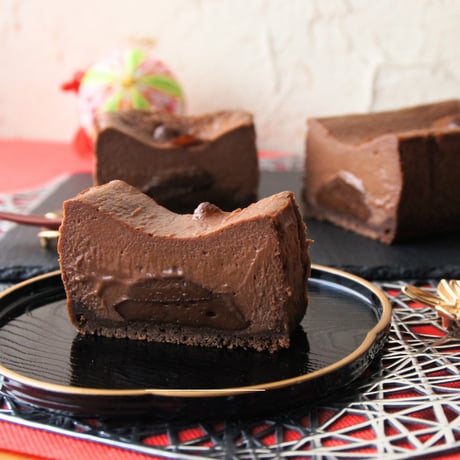 生チョコわらび生チーズケーキ ｜ 父の日 お中元 お祝い 内祝い お取り寄せ 和スイーツ わらび餅 チョコレート 生チョコ　冷凍ギフト