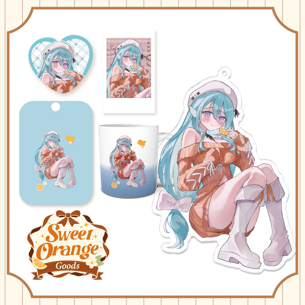 SweetOrangeグッズ「推しセット/ラバーマット」 | らいとあっぷ