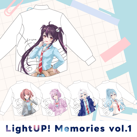 【LightUP! Memories】vol.1　フルグラフィックワイシャツ【在庫販売】