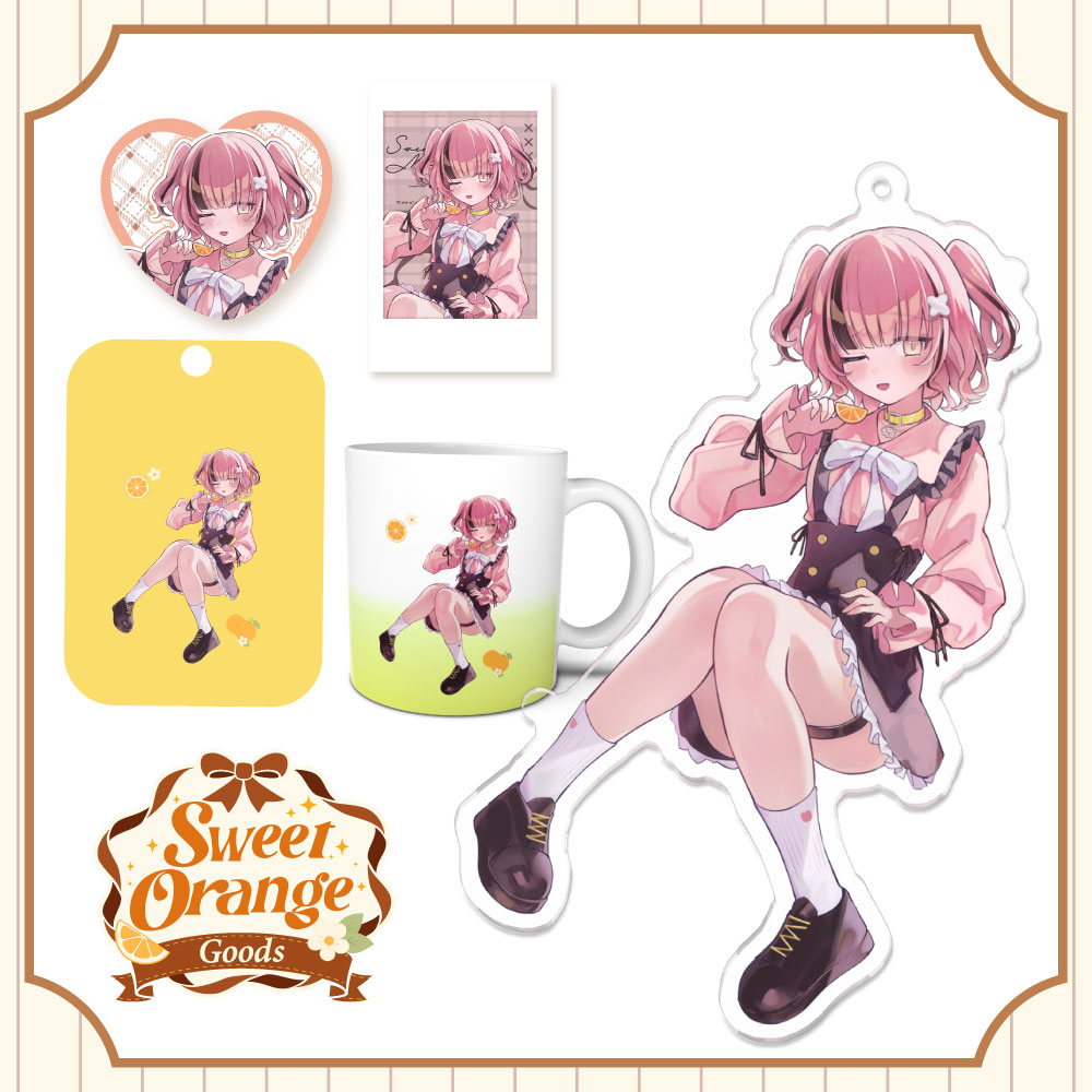 SweetOrangeグッズ「推しセット/ラバーマット」 | らいとあっぷ