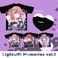 【LightUP! Memories】vol.1　フルグラフィックTシャツ