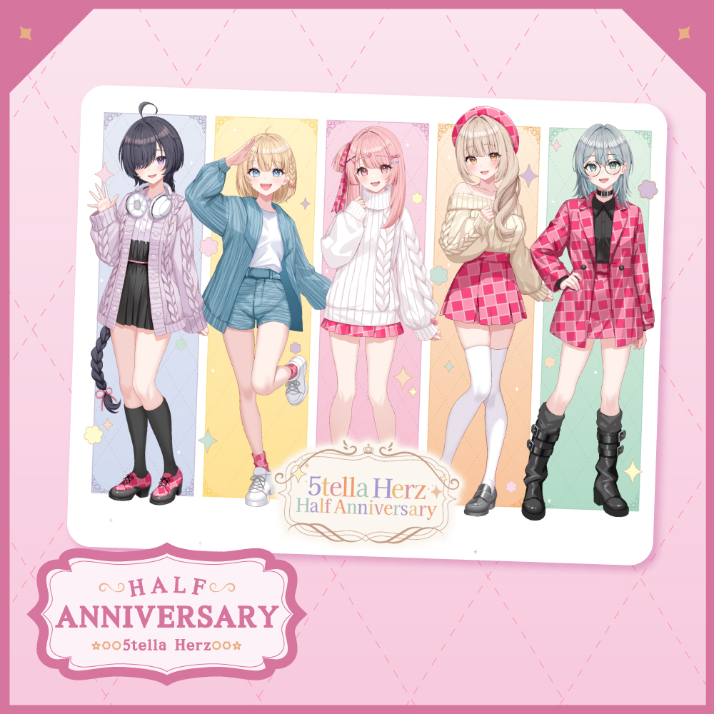 5tellaHerzハーフアニバーサリーグッズ「ラバーマット」 | らいと