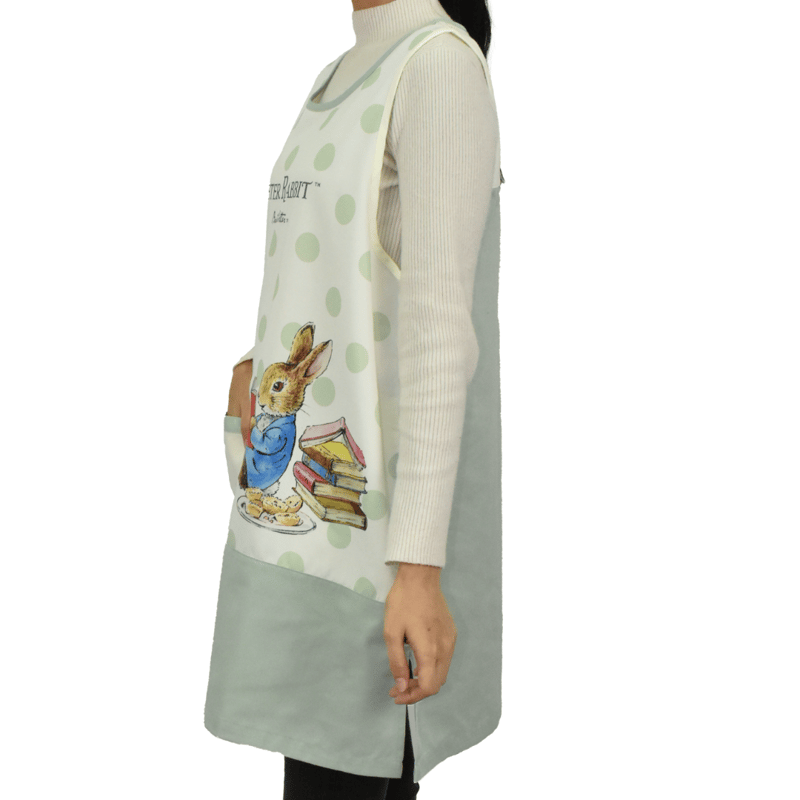 希少！レア！ポーター　ビームス　コラボ　エプロン すてきな先生N.Book2025|ヘムボーダーバイカラーエプロン グレー