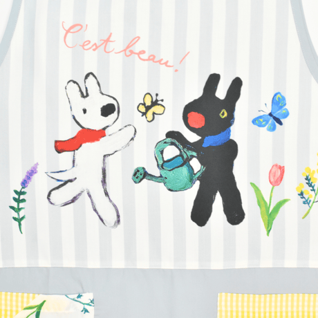 リサとガスパール キャラクターエプロン IG0014【M-L】