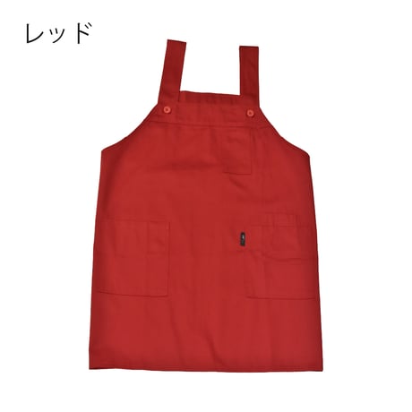 撥水加工 男女兼用シンプルツイル無地ショート丈エプロン TC-12 / 全５色【フリーサイズ】