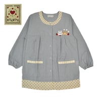 おてんばママ アニマル刺繍アップリケ付きカッポー YC-223 / ブルー【M-L】