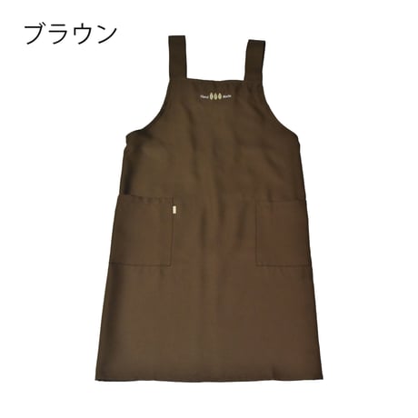 撥水加工 男女兼用シンプル無地ショート丈エプロン ET-5 / 全５色【フリーサイズ】