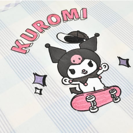 【再入荷！】マイメロディ＆クロミ キャラクターエプロン U-0004 / パープル【M-L|LL-3L】