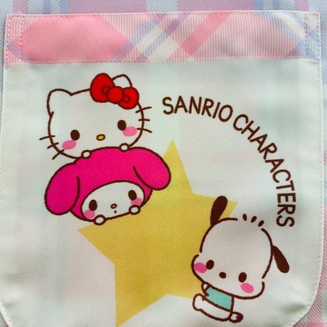 【再入荷！】サンリオキャラクターズ フルーツ キャラクターエプロン Y-4168【M-L】