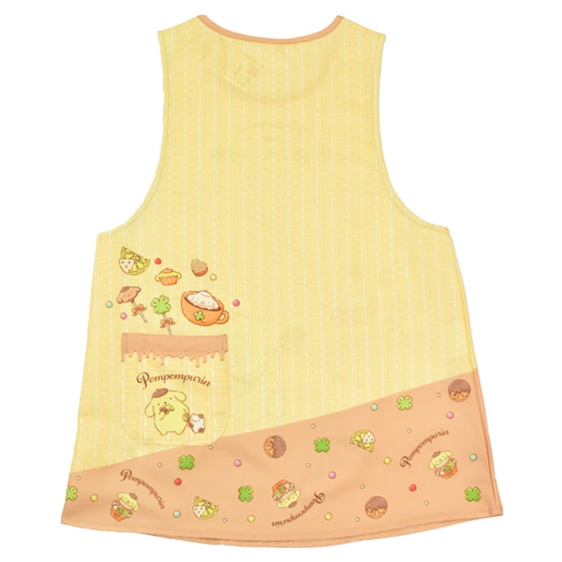 ポムポムプリン キャラクターエプロン Y-4157【M-L】 | 保育士エプロン