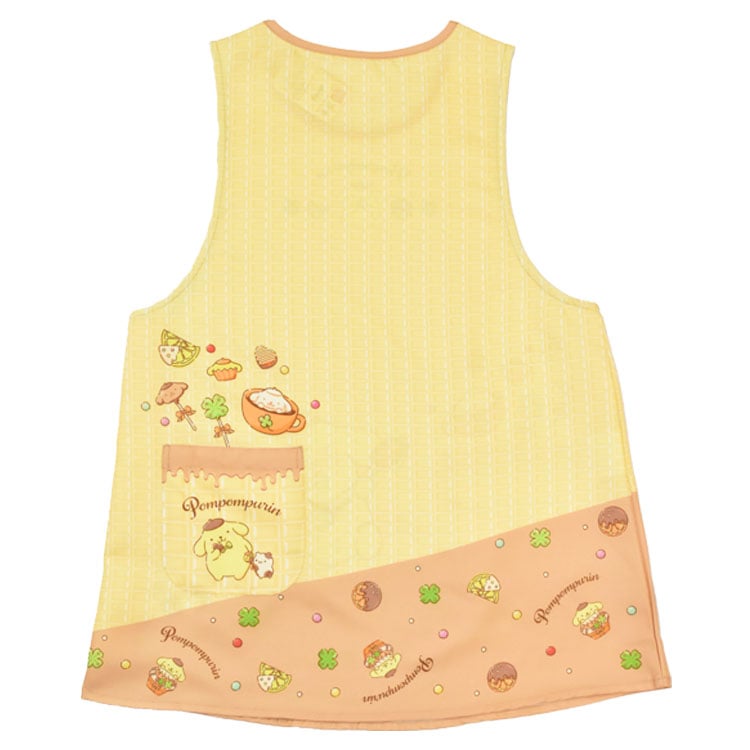 ポムポムプリン キャラクターエプロン Y-4157【M-L】 | 保育士エプロン