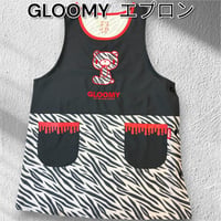 【入荷しました！】GLOOMY グルーミー ゼブラ柄 キャラクターエプロン GL4196【M-L】
