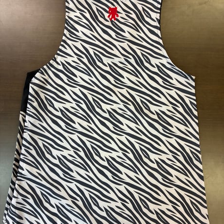 【入荷しました！】GLOOMY グルーミー ゼブラ柄 キャラクターエプロン GL4196【M-L】