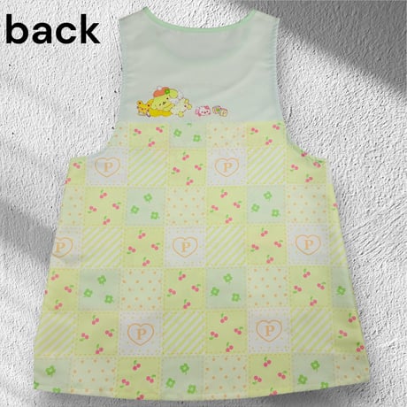 【再入荷！】ポムポムプリン ベビーエンジェル キャラクターエプロン Y-4169【M-L】