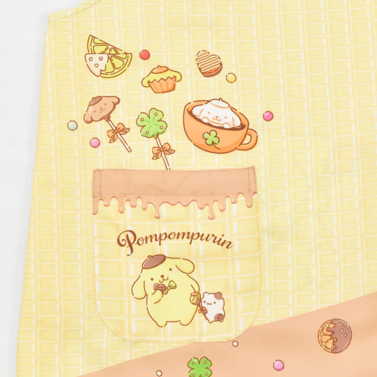 ポムポムプリン キャラクターエプロン Y-4157【M-L】 | 保育士エプロン