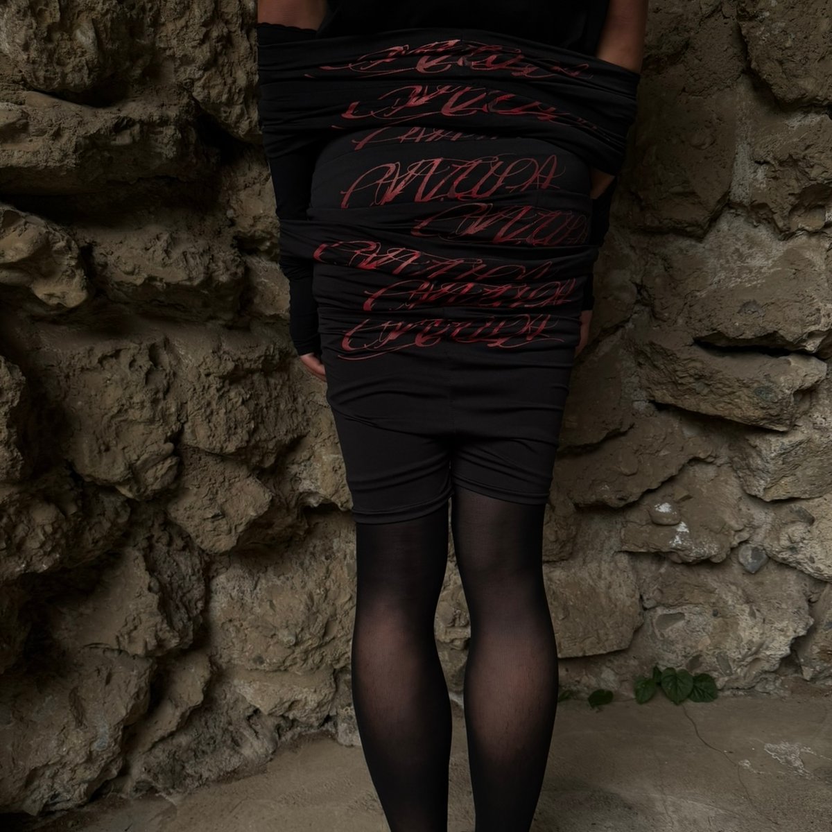 LOGO SHORT LEGGINS (RED) | CINTULA
