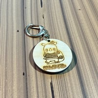 いんザイ君キーホルダー（ウッド）