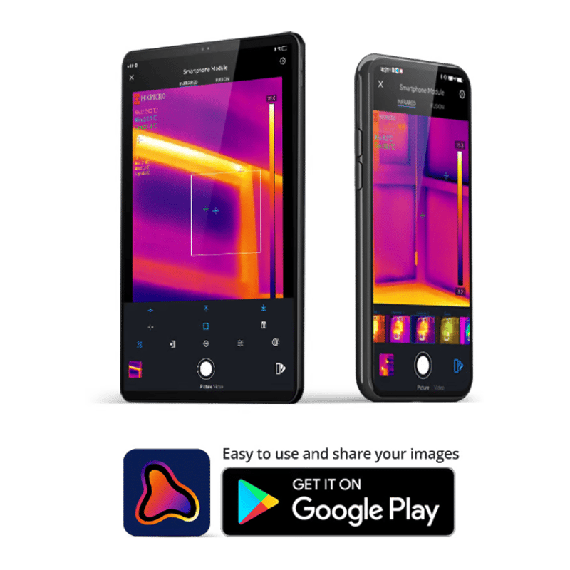 HIKMICRO Mini2Plus V2 サーマルイメージャー HIKMICRO Mini2 スマートフォン用サーマルカメラ 256 x 192画素