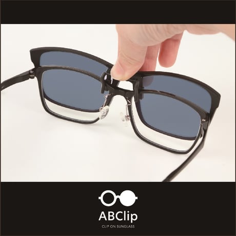ABClip - エービークリップ　ネオコントラスト 偏光スモーク70（度なし）