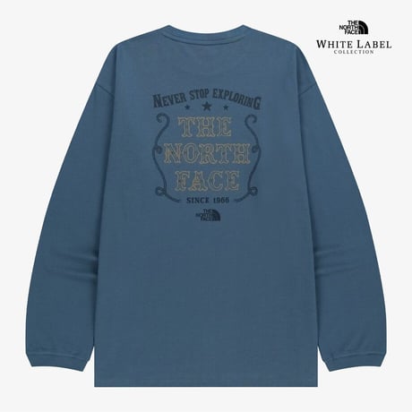 VINTAGE L/S R/TEE DUSK BLUE NT7TR51L