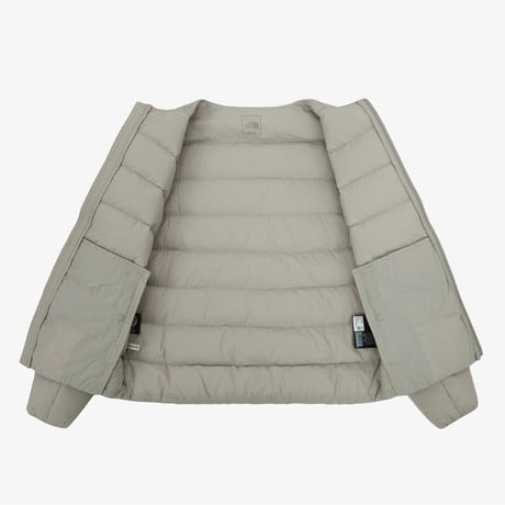 W'S CLOUD DOWN LT CARDIGAN GRAYISH KHAKI NJ1DS80B