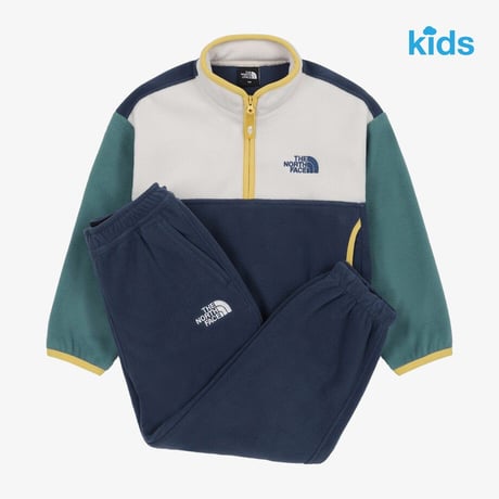 K'S PINECONE EX FLEECE SET NAVY NT7TS58S