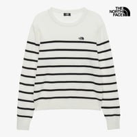 W'S BORGA STRIPE SWEATER CREAM NT7AR90B