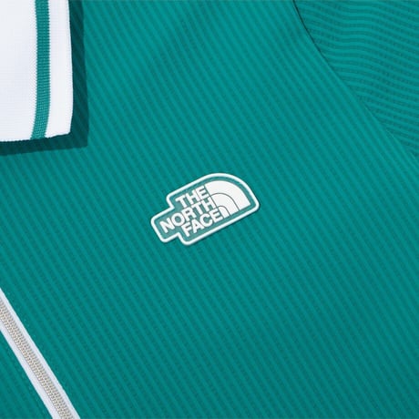W'S ICE FIELD S/S ZIP UP POLO GREEN NT7PQ37C