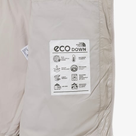 W'S NOVELTY NUPTSE DOWN PARKA (RDS) WHITE SAND NJ1DQ87K