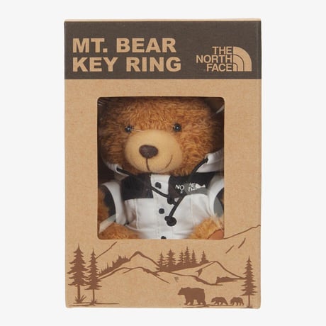 MT BEAR KEYRING WHITE NA5AS54C