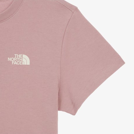 W’S FLORET S/S R/TEE GRAYISH PINK NT7UR32C