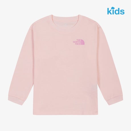 K'S GO-TO L/S R/TEE LIGHT PINK NT7TS50U