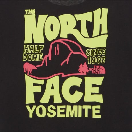 K'S HALF DOME S/S R/TEE BLACK NT7UR03T