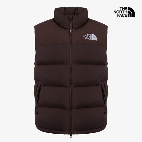 M'S PUFFY ON EX VEST DARK BROWN NV3NS51B