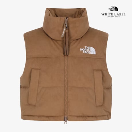 W'S SUEDE NUPTSE VEST (RDS) CAMEL NV1DR82K