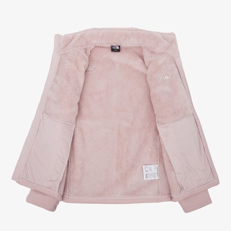 W'S FURRY FLEECE JACKET PALE PINK NJ4FS82C