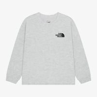 K'S DAYCLIMB L/S R/TEE HEATHER GRAY NT7TS53S