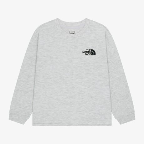 K'S DAYCLIMB L/S R/TEE HEATHER GRAY NT7TS53S