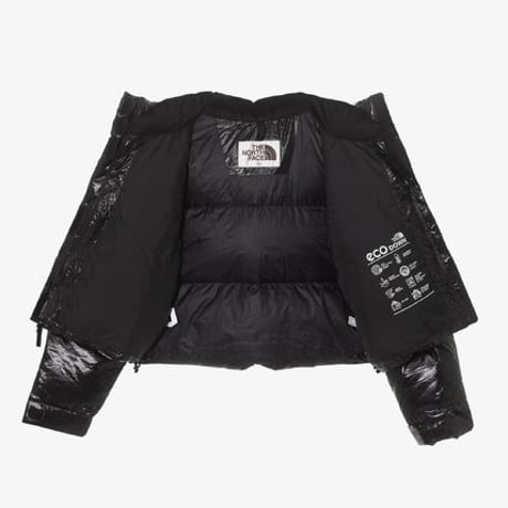 W'S GLOSSY ELBERON RDS DOWN JACKET BLACK NJ1DQ81J