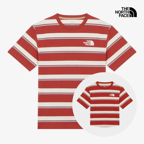 DURO STRIPE S/S R/TEE TOMATO NT7UR28C
