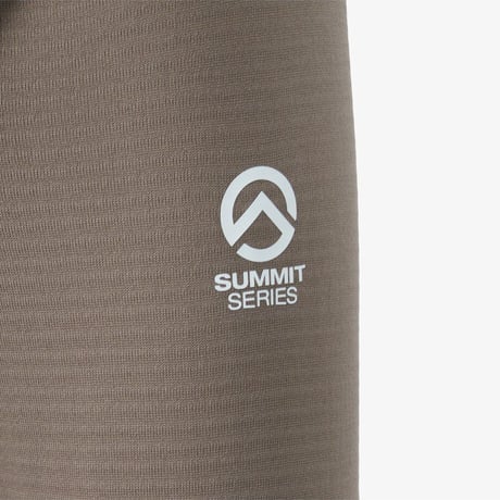 W'S SUMMIT HAYES L/S ZIP TEE DARK BEIGE NT7LS99A