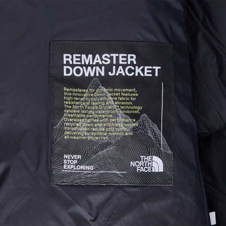 M'S REMASTER DOWN JACKET BLACK NJ1DS76A