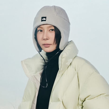 WL FLEECE EARMUFF BEANIE WHITE SAND NE3BR50L