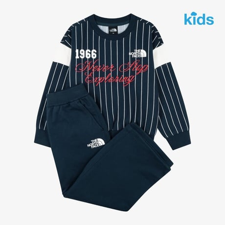 K'S STARLINE SWEAT SET NAVY NM5MS03S