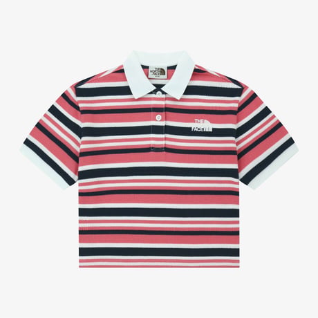 STRIPE S/S POLO PINK NT7PR03L